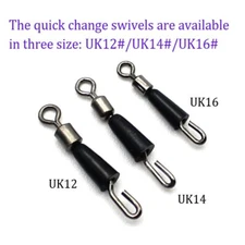 20pcs Quick Change Swivels Feeder Link Snap Swivels Feeder - Match Fishing