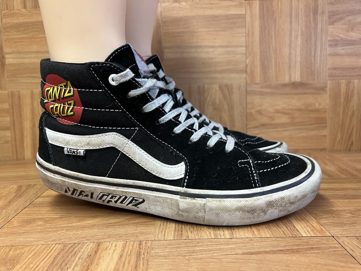 RARE🔥 Sz 11 VANS Sk8-Hi Pro Santa Cruz Sneakers Worn Condition