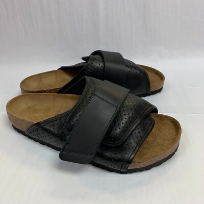 Birkenstock New w/ Box Kyoto Padded Puff Pack Black Leather