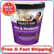 Nutri-Vet Pre and Probiotic Soft Chews for Dogs 120 Soft Chews
