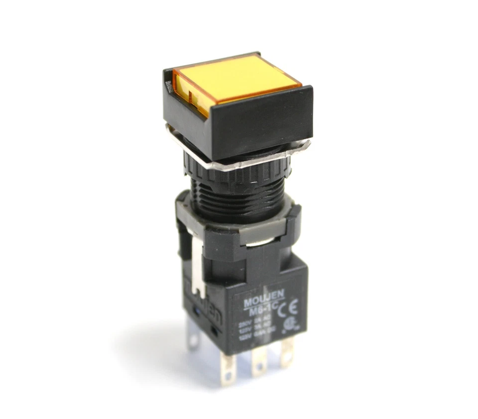 M6-1C M6-2C 16mm LED illuminated Momentary Push Button Switch Multi Shapes/Color - Image 3 of 4