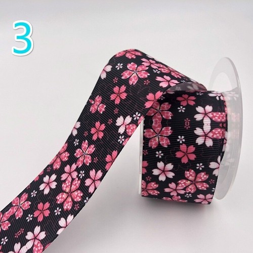 50 Yards Hair Design Sewing Edge Trim DIY Floral Printed Ribbon Craft Japanese - Picture 21 of 28