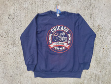 Vintage 1980  s Champion Crewneck Sweater Chicago Bears NWT Football NFL Sz XL