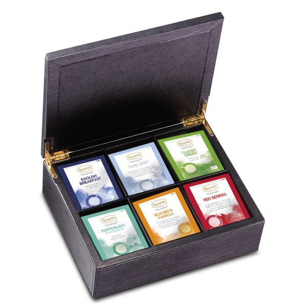 Ronnefeldt - Leder Umschlag Schatztruhe gefüllt mit 60 Umschlägen