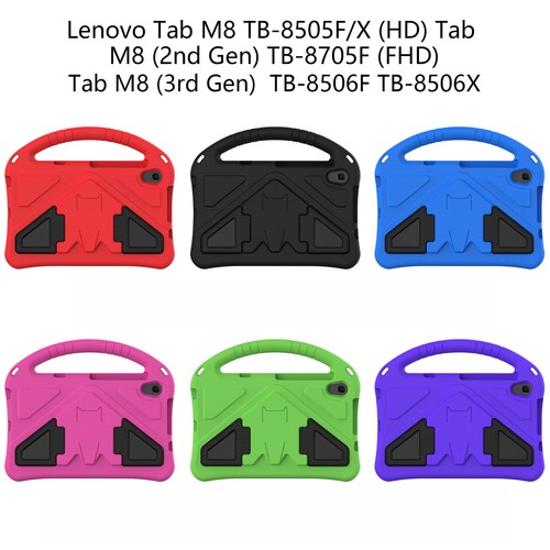 Für Lenovo Tab M8 3./2. Gen TB-8705F 8506F 8505F 8" EVA Schaumstoffgriff Ständer Hülle - Bild 6 von 48