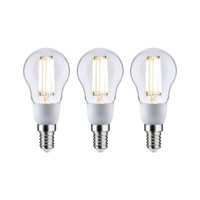 Paulmann Eco-Line Filament 3Er-Pack 230V Led Tropfen E14 525Lm 2,5W 3000K Klar