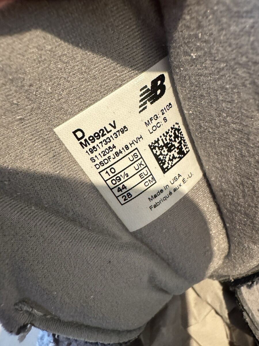New Balance 992 x Levi's Grey Denim Men's Size 10 Brand New New Balance 992 x Levi's Grey Denim Men's Size 10 Brand New