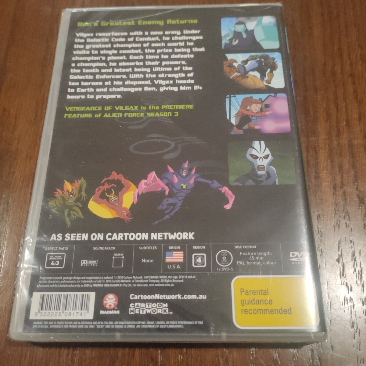 Ben 10 - Alien Force - The Vengeance Of Vilgax (Australia