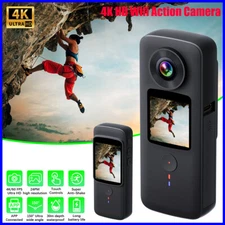 🔥HD 4K Wifi Action Camera Vlog Sports Selfie Premium For Insta360 X3 360 GO RPO