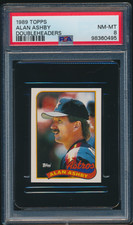 1989 Topps Alan Ashby DoubleHeaders Astros PSA 8 NM-MT POP 1 NONE HIGHER
