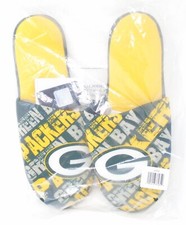 Foco Green Bay Packers NFL Forever Collection Men's Slippers Size Large