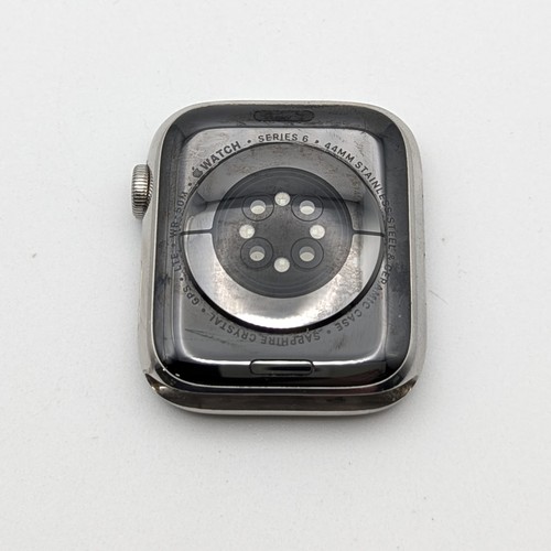 Apple Watch Series 6 44mm A2294 W dobrym stanie STAL NIERDZEWNA BEZ PASKA GPS + LTE - Zdjęcie 2 z 6
