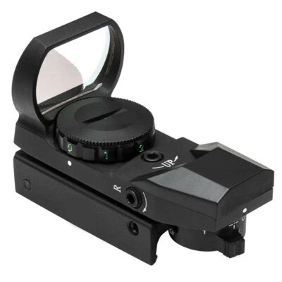 UNIQUEFIRE Scope Leuchtpunktvisier Reflexvisier Red Green mit 4 Reticles für 20mm Schiene
