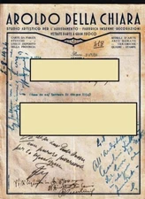 418 ARNOLDO DELLA CHIARA - PESARO -  vedi  mod. personalizzato