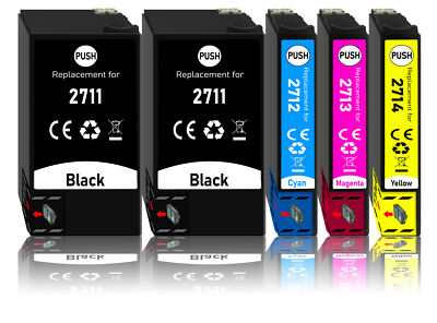 5er Multipack kompatibel mit Epson WorkForce WF-7610 WF-7620