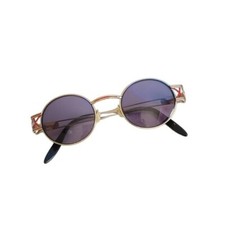 PALOMA PICASSO x VINTAGE 8410 290 Gold rim glasses 90s round sunglasses