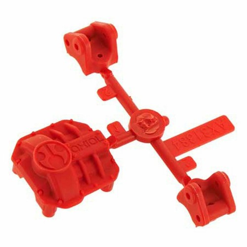 Axial AX31384 AR44 Differential Cover/Link Mounts Red SCX10 II - Picture 2 of 2