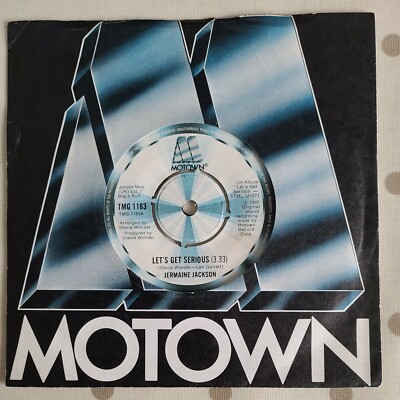 Jermaine Jackson TMG 1183 '' Lets Get Serious'' MOTOWN SOUL 