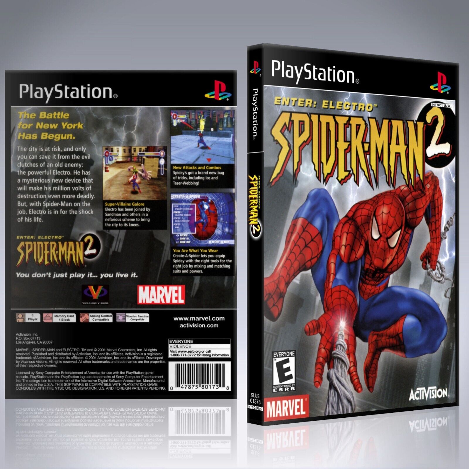 Spider-man [REPLICA] - PS1 ONE - Sebo dos Games - 10 anos!