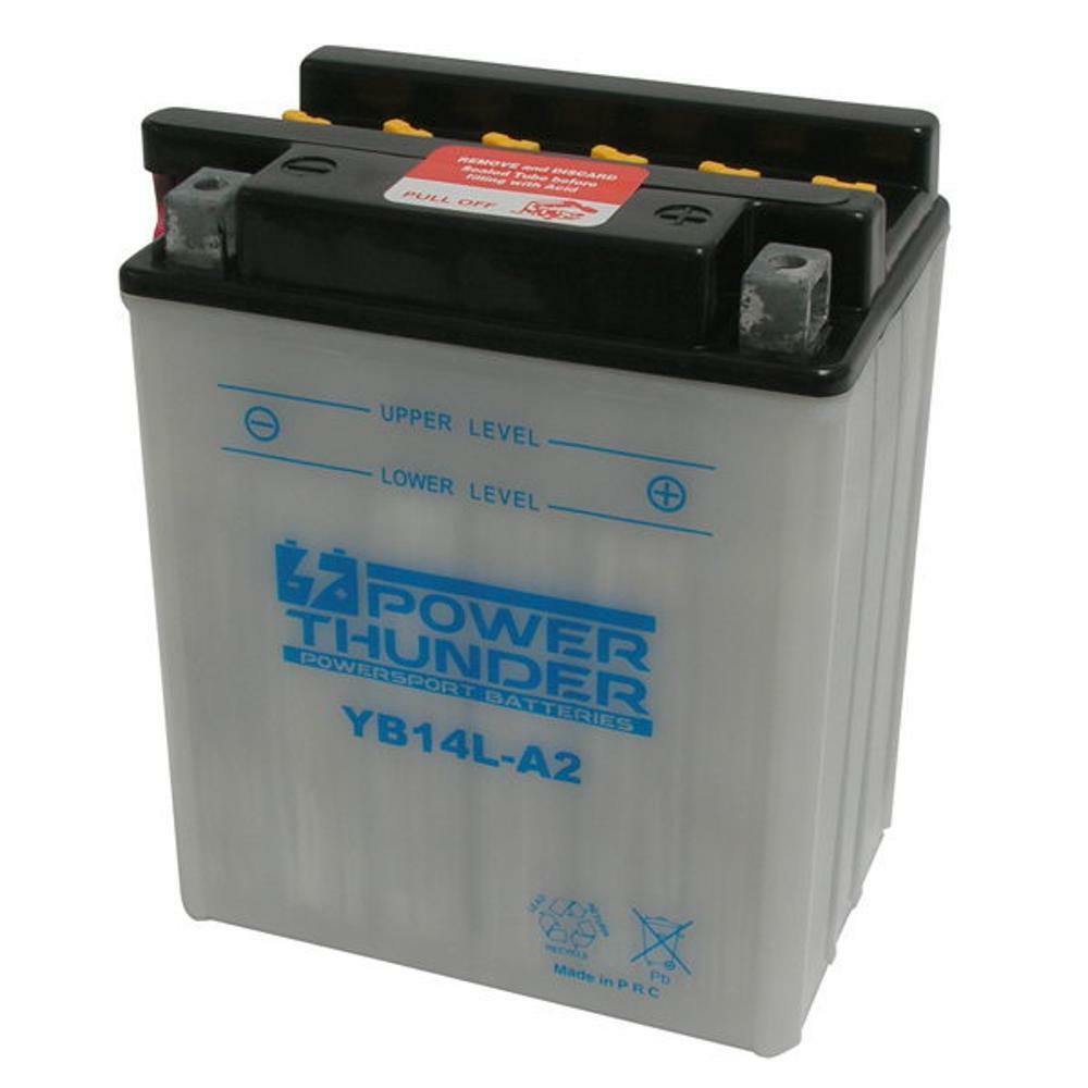 BATTERIA POWER THUNDER 12V/14AH YB14L-A2 PER SUZUKI 750 GS GL 1981-1981