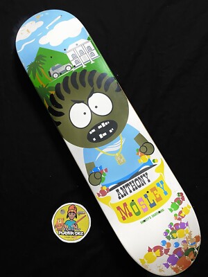RARE VINTAGE Shorty's Anthony Mosley South Park Skateboard Deck