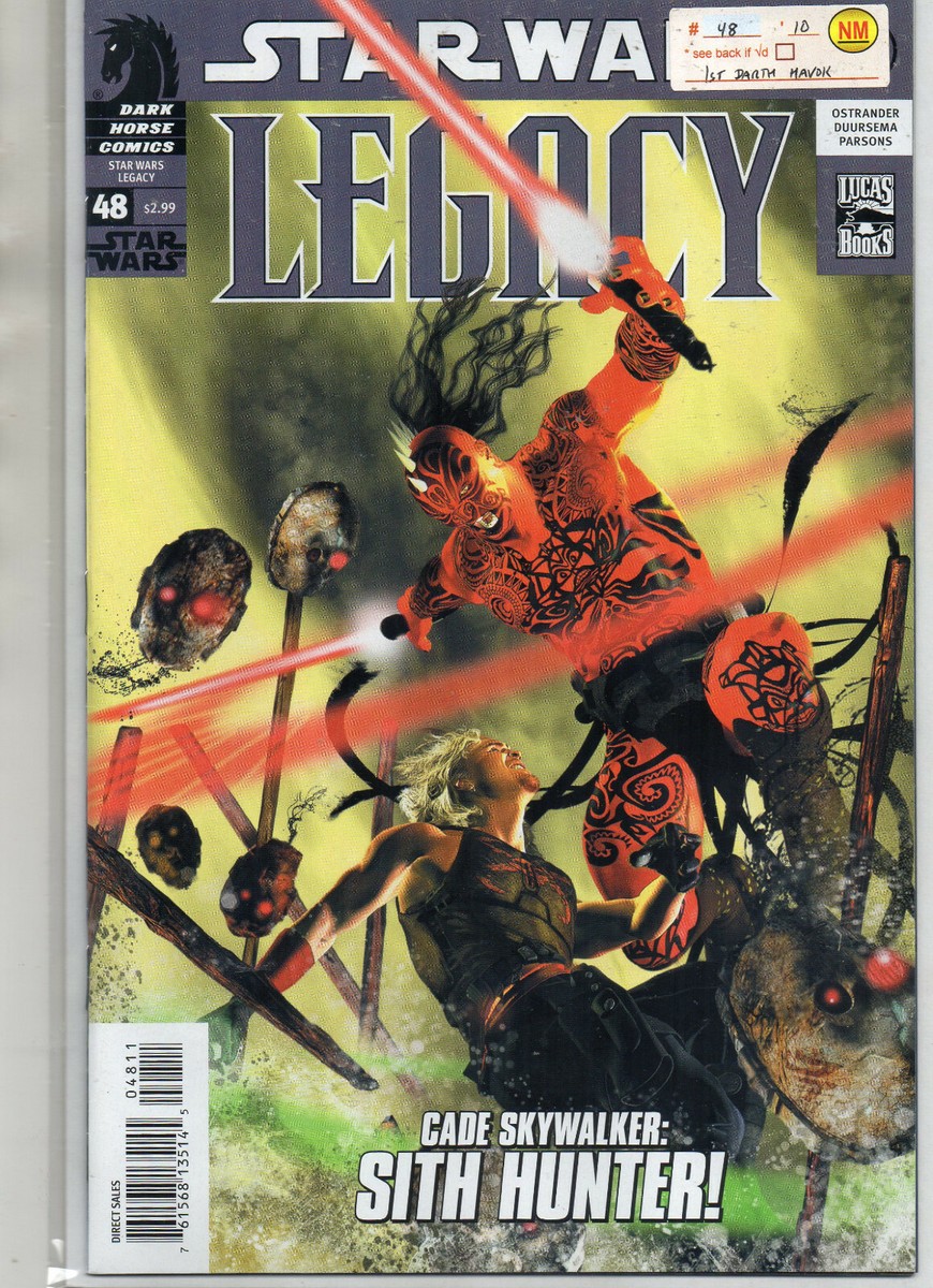 STAR WARS LEGACY #48 Darth Havok, Yuln, Bokar 1st appearance 2010