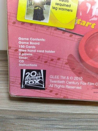 Juego de mesa Glee CD completo 2010 nuevo sellado de fábrica 20th Century Fox - Imagen 6 de 6