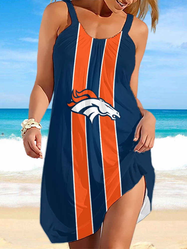 Denver Broncos Summer Sleeveless Dresses