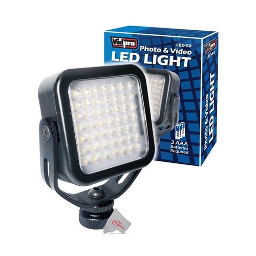 Two Pcs Vidpro LED-50 Photo And Video Led Light - Picture 2 of 3