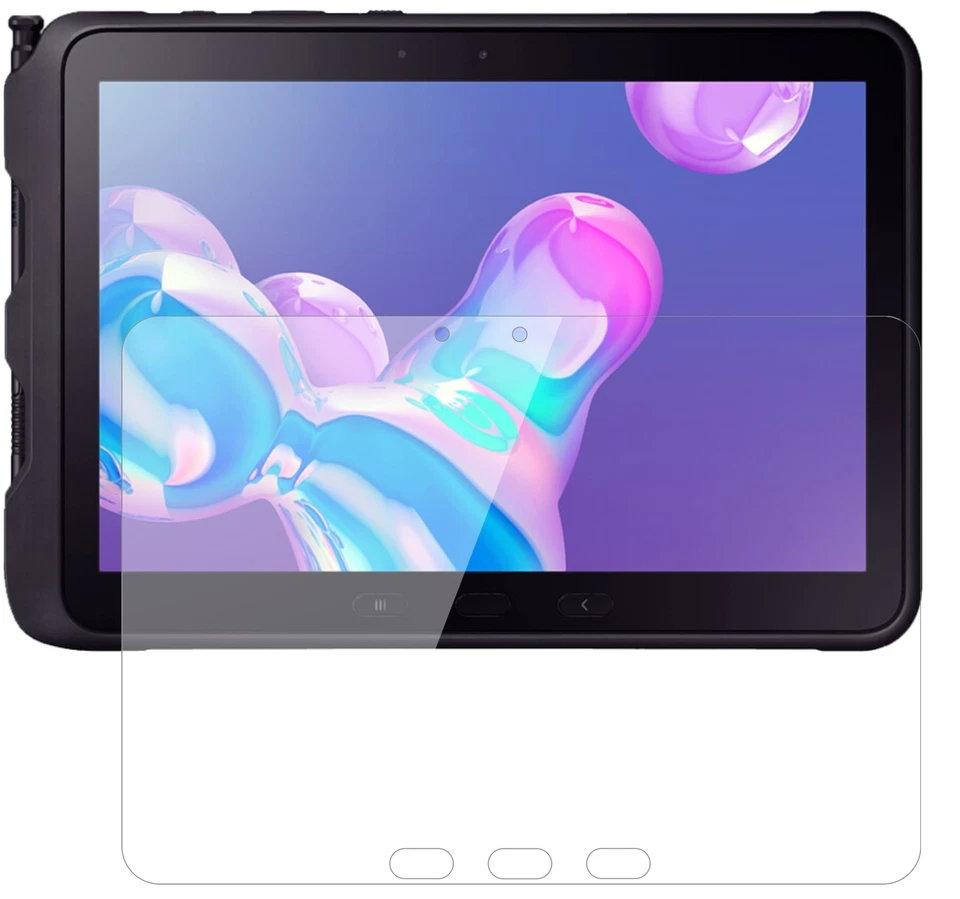2x Screen Protector for Samsung Galaxy Tab Active Pro 10.1 Flexible Glass 9H - Image 2 of 4