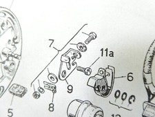 Pour Dansi Volano MSL 105 Pointe De Contact Accensione CONTACT POINT ZÜNDKONTAKT