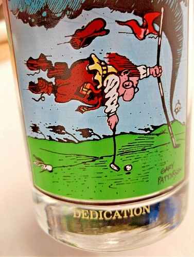 Vint. Gary Patterson GLASS Dedicación ARBYS 1982 Thought Factory Hilarante - Imagen 2 de 7