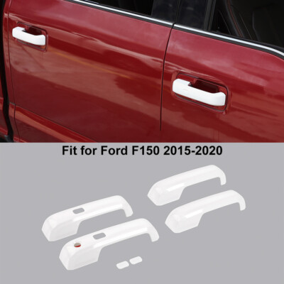 5X For 2015-20 FORD F150 Exterior Door Handle COVERS Oxford White Cap Shell Trim