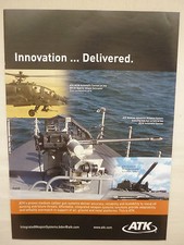 4/2011 PUB ATK M230 AUTOMATIC CANNON AH-64 APACHE MK44 BUSHMASTER ORIGINAL AD