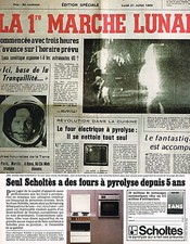 PUBLICITE  1974   SCHOLTES   four à pyrolyse depuis 5 ans