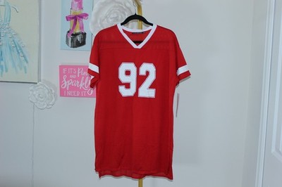 Loose Fit Football  Jersey Mini Dress