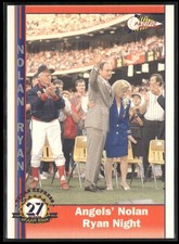 1993 Pacific Texas Express #243 Angels' Nolan Ryan Night