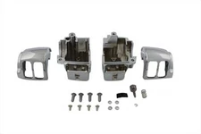 Handlebar Switch Housing Kit Chrome fits Harley Davidson