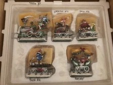 M&M Holiday Express Christmas Train 5 piece set By Danbury Mint