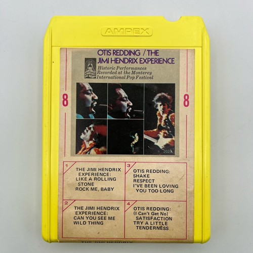 Jimi Hendrix / Otis Redding - Live - restauriertes 8 Spur Band - neuer Block und Spleiß