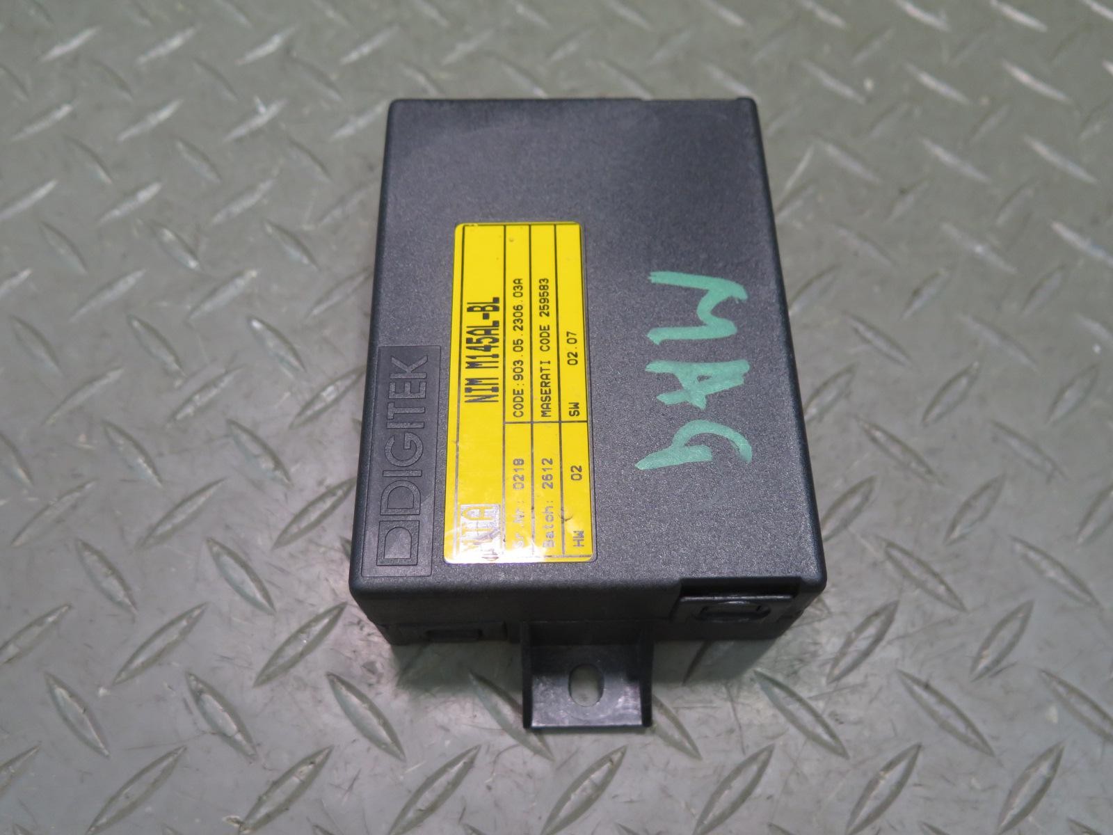 2008-2019 MASERATI GRANTURISMO M145 ROOF CONTROL MODULE 259583