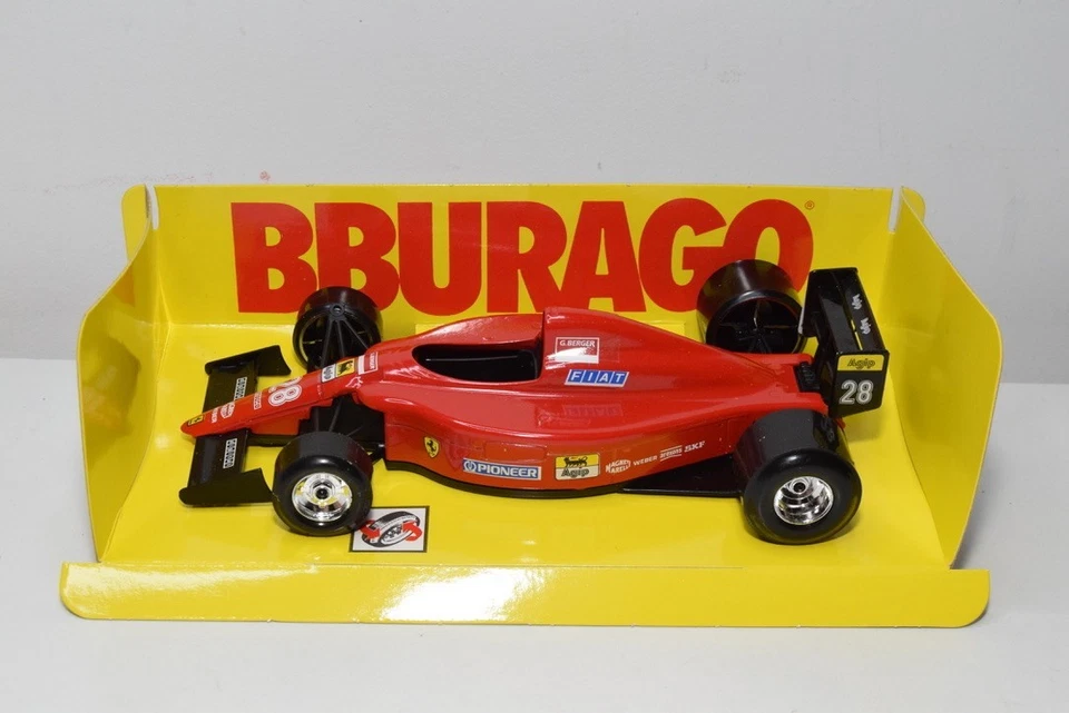 B70 1:24 BBURAGO BURAGO 6128 FERRARI 641/2 641 / 2 AUTO DA CORSA G. BERGER MIB - Immagine 2 di 4