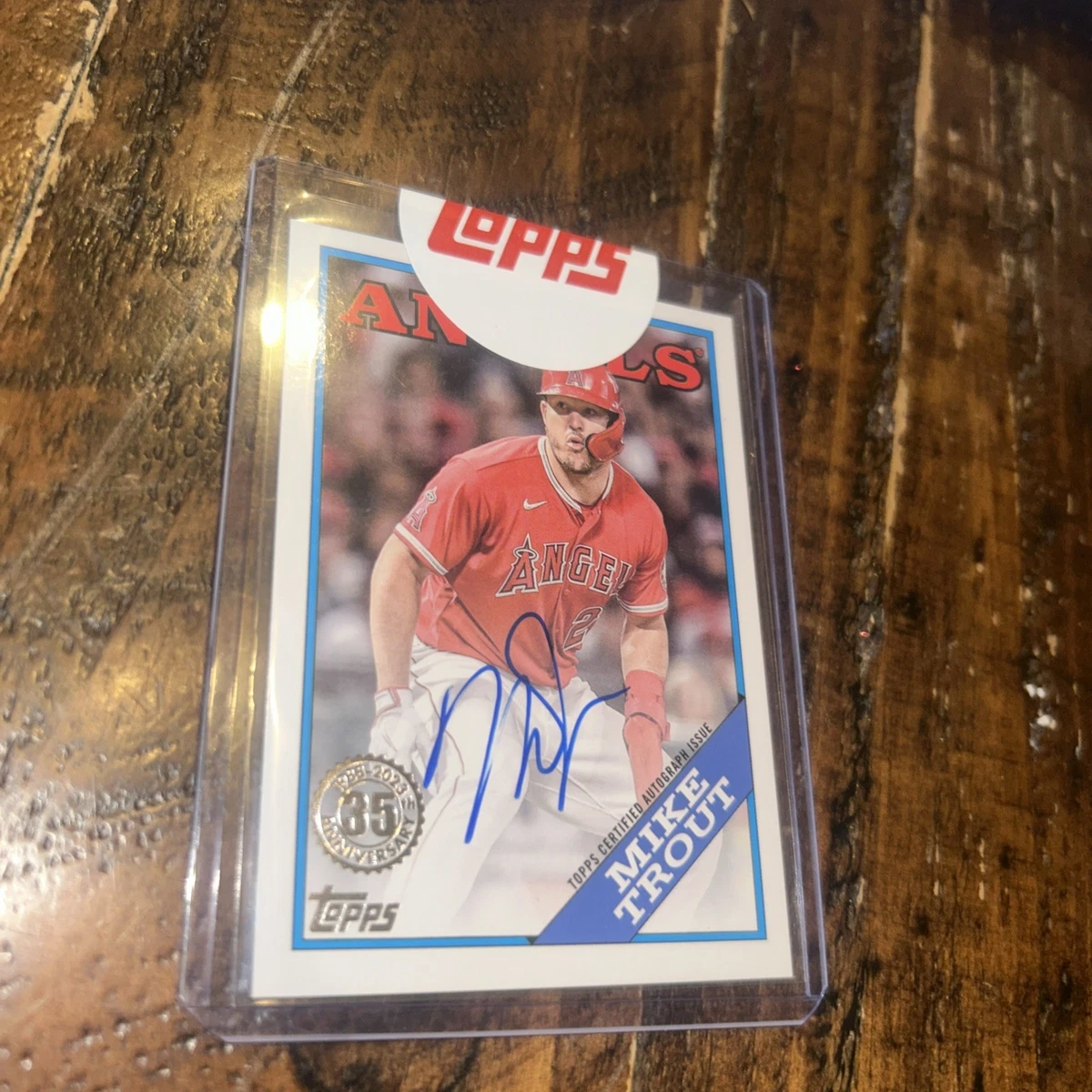 Topps Mike Trout Serial Numbered Baseball Sports Trading Card