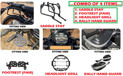 Combo Of 4 Items Fit for Royal Enfield NEW HIMALAYAN 450