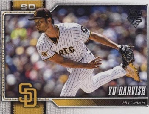 2026 Topps Series 1 Yu Darvish Player Number Border Variation #11