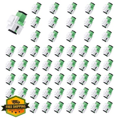 fyboptwu SC Keystone Jack Coupler 60pcs SC-APC Singlemode