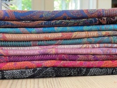 Pashmina Scarf in 10+ Colors, Shawl, Paisley Flower, Gift for her