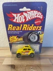 1980's original Hot Wheels Real Riders; Baja Bug #5907 GGY; carded 80's vintage