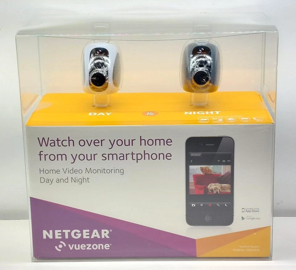 Netgear Vuezone VZSX2800 Day and Night Home Video Monitoring System - Image 2 of 4