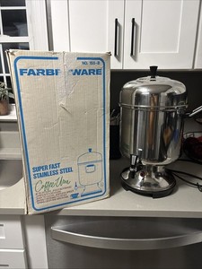 Farberware 155B Stainless Steel Electric Coffee Maker Urn Percolator 18-55 Cups